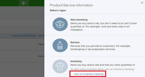 Activate Inventory In QuickBooks Online