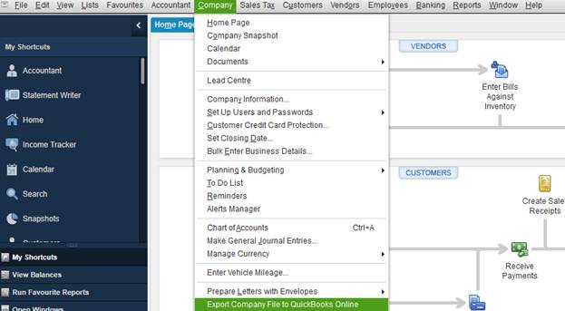 Import Company Data From QuickBooks Desktop