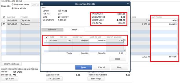Step1 – Write Check to the Vendor
