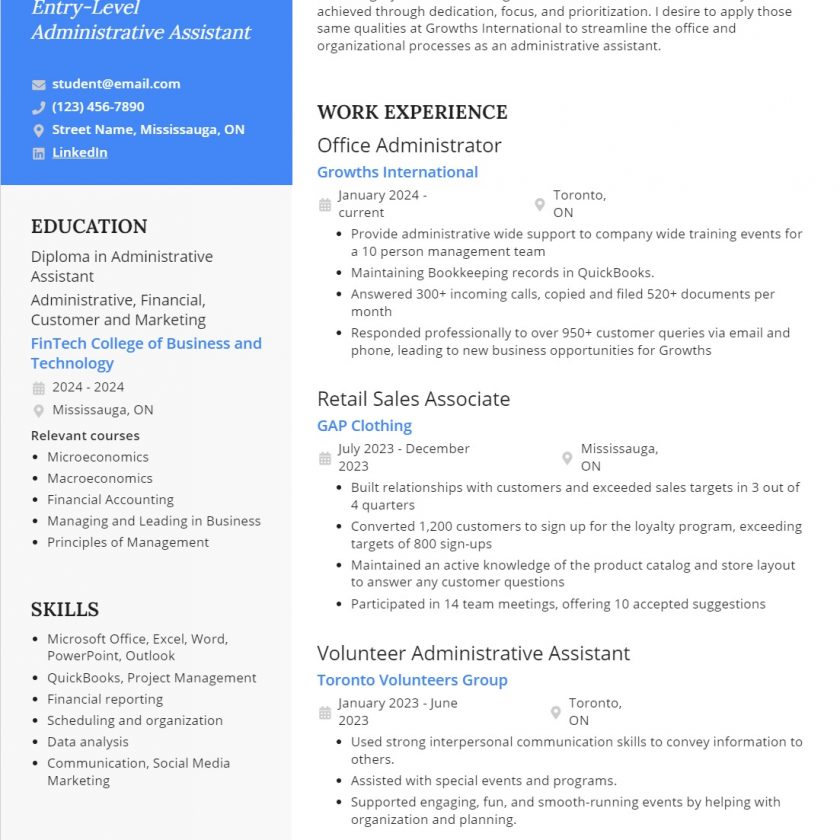 Entry Administrative Assistant1